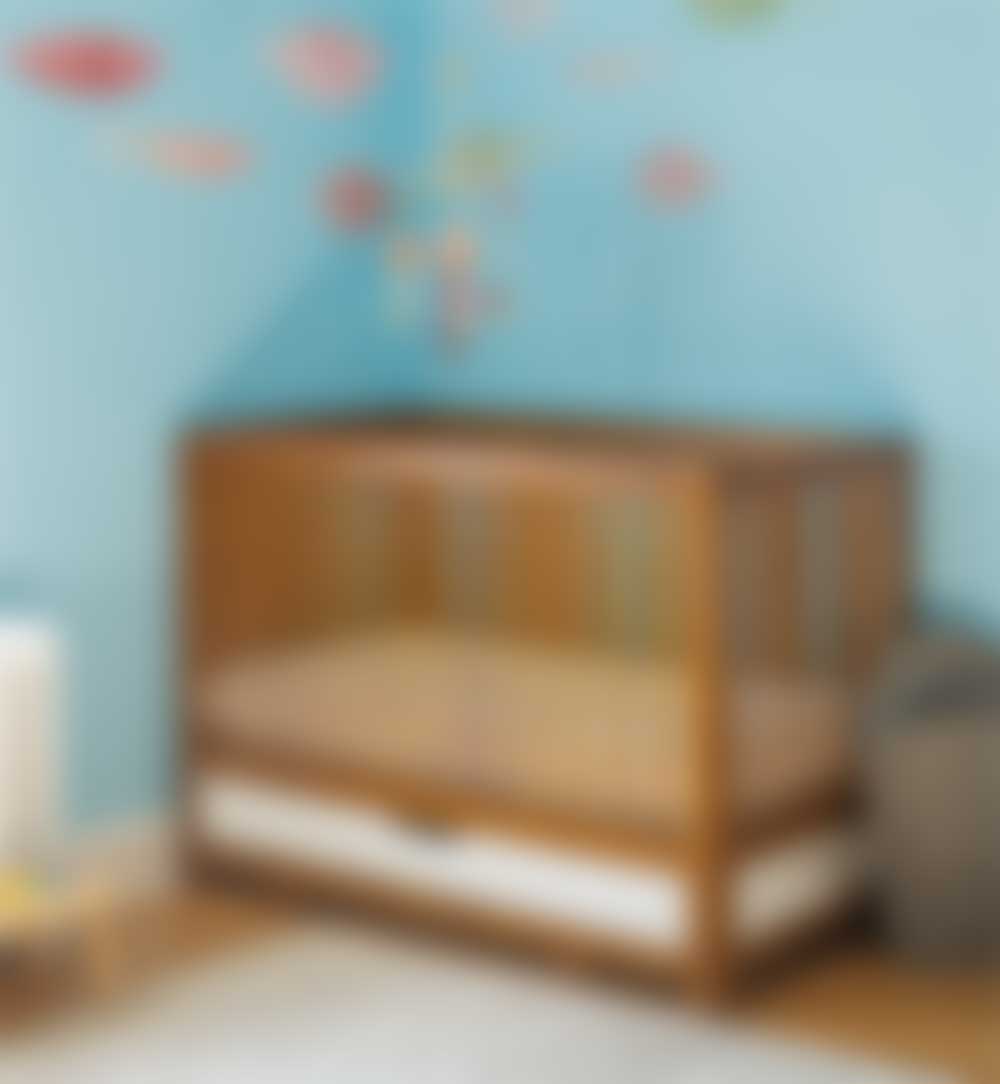 Crib inside a child’s nursery